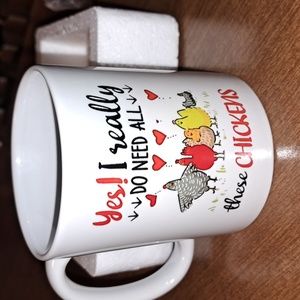 Chicken mug, yes I really do need all these chickens